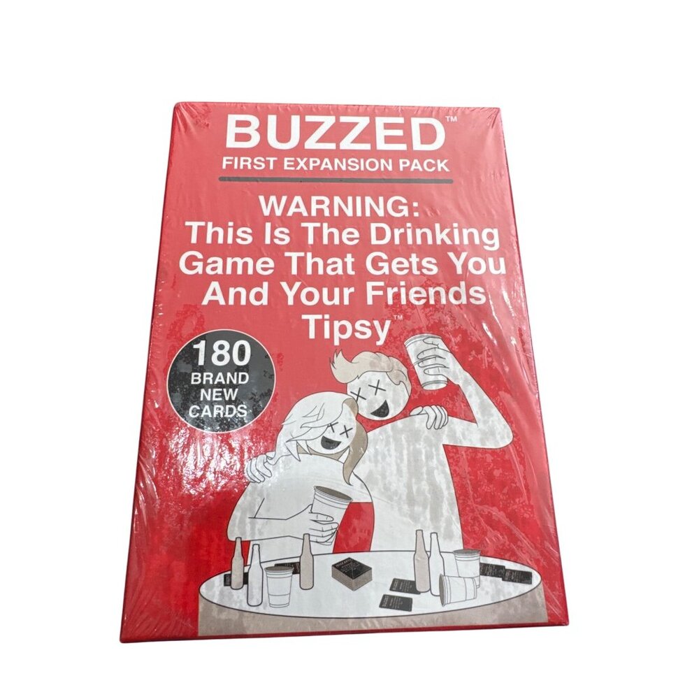 Buzzed First Expansion Pack Card Game 180 Cards party game SKU8170